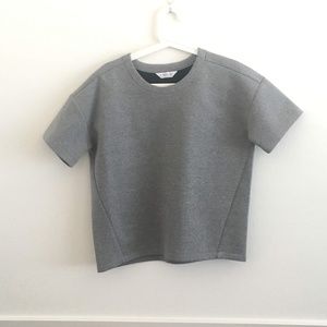 Everlane short sleeve sweatshirt - grey